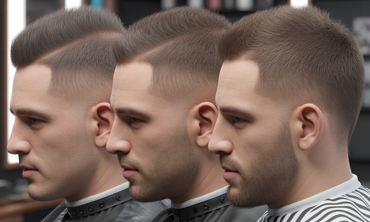découvrez les différences et le rendu des dégradés homme aux longueurs 3mm, 6mm et 9mm à travers des images explicatives pour choisir le style qui vous convient.