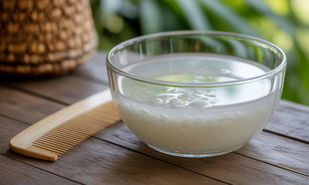 découvrez comment utiliser l'eau de riz pour stimuler la pousse des cheveux grâce à une recette simple et naturelle, et profitez de ses nombreux bienfaits pour des cheveux plus forts et brillants.