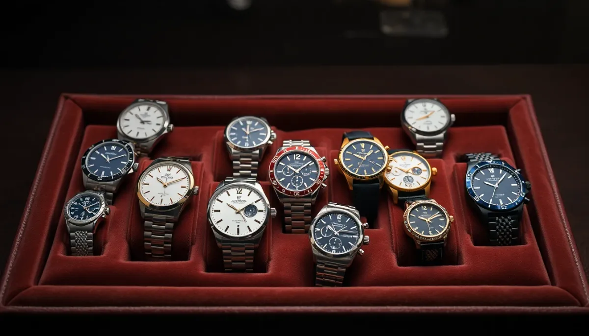 Collection de montres Rolex pour femme de différents modèles et matériaux présentée comme un investissement de prestige