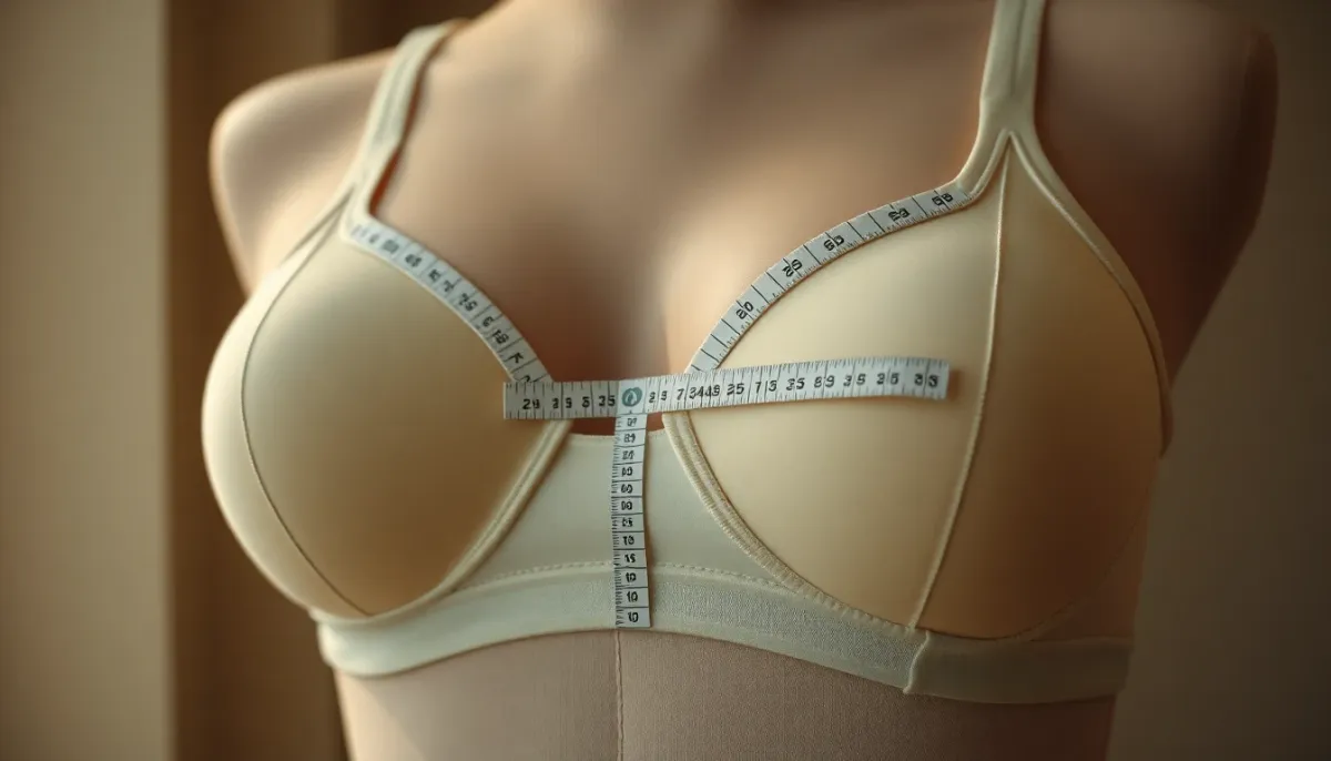 Détail du mesurage et de l'ajustement correct d'un soutien-gorge