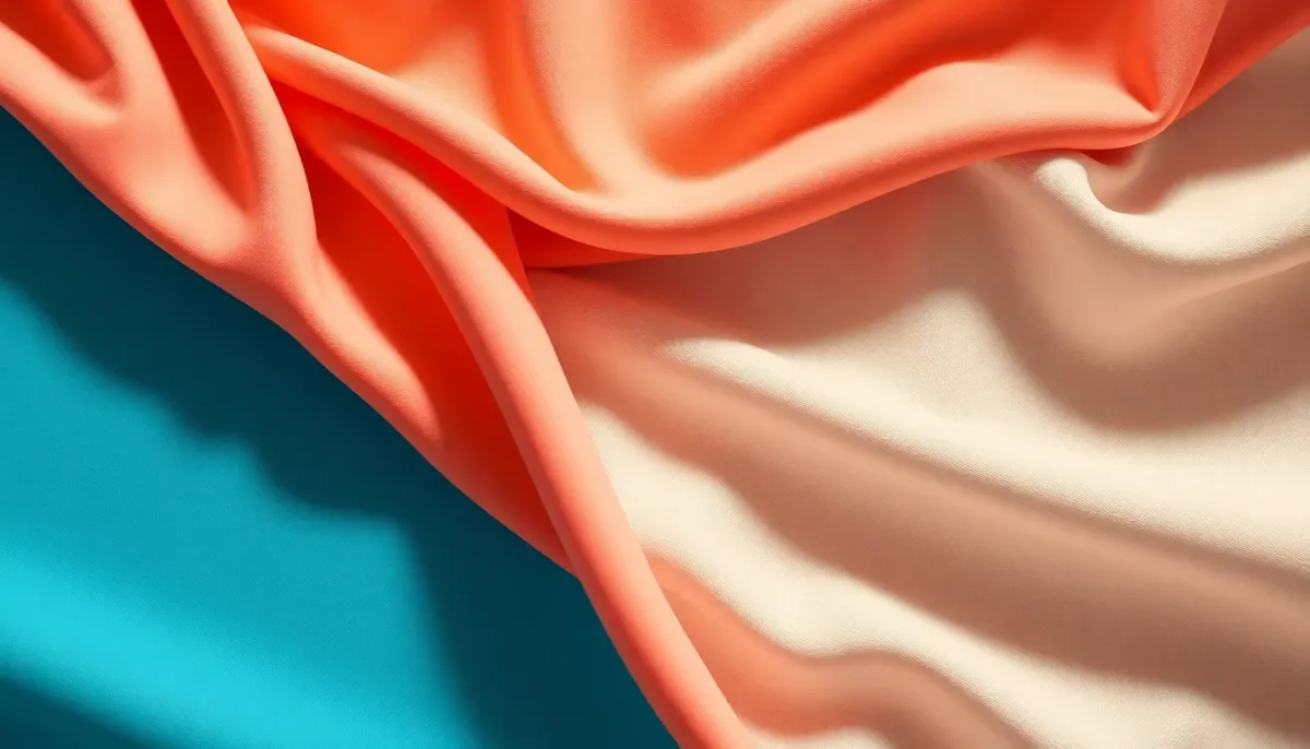 Gros plan sur les différentes compositions textiles de maillots aquagym montrant polyester et PBT
