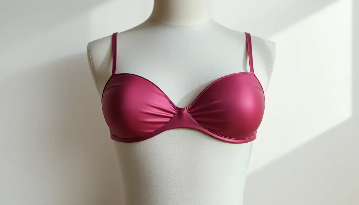 Maillot bandeau avec coques amovibles, montrant la flexibilité du design et l'esthétique épurée