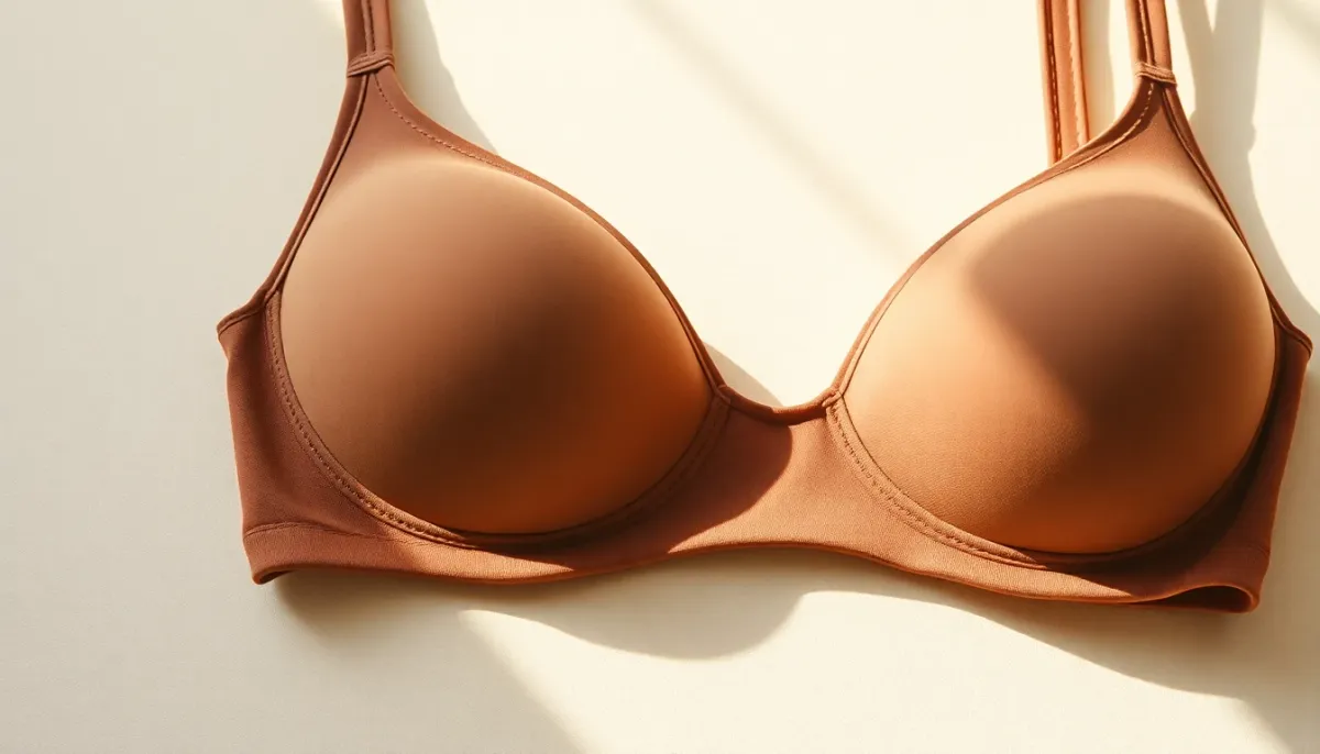 Détail du confort et de la flexibilité d'un soutien-gorge sans armatures