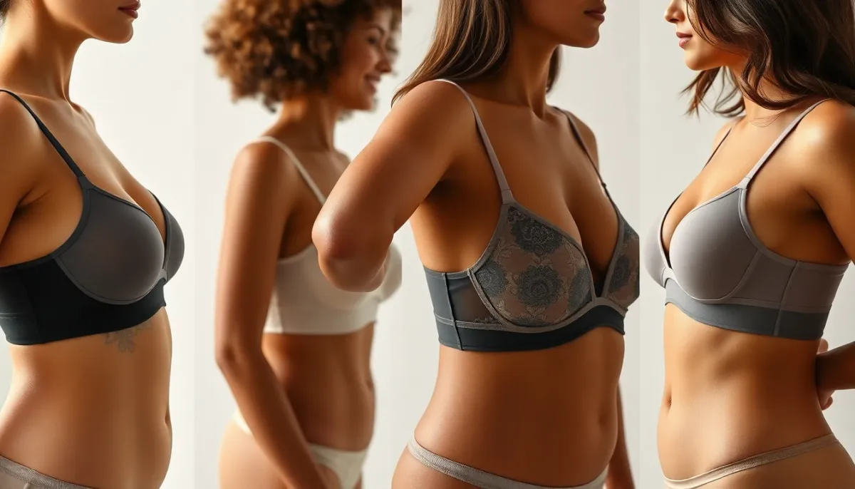 Démonstration de l'ajustement correct d'un soutien-gorge selon la morphologie