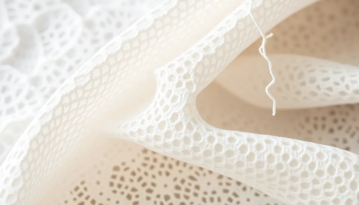 Gros plan sur différentes matières textiles montrant la qualité et la composition des tissus