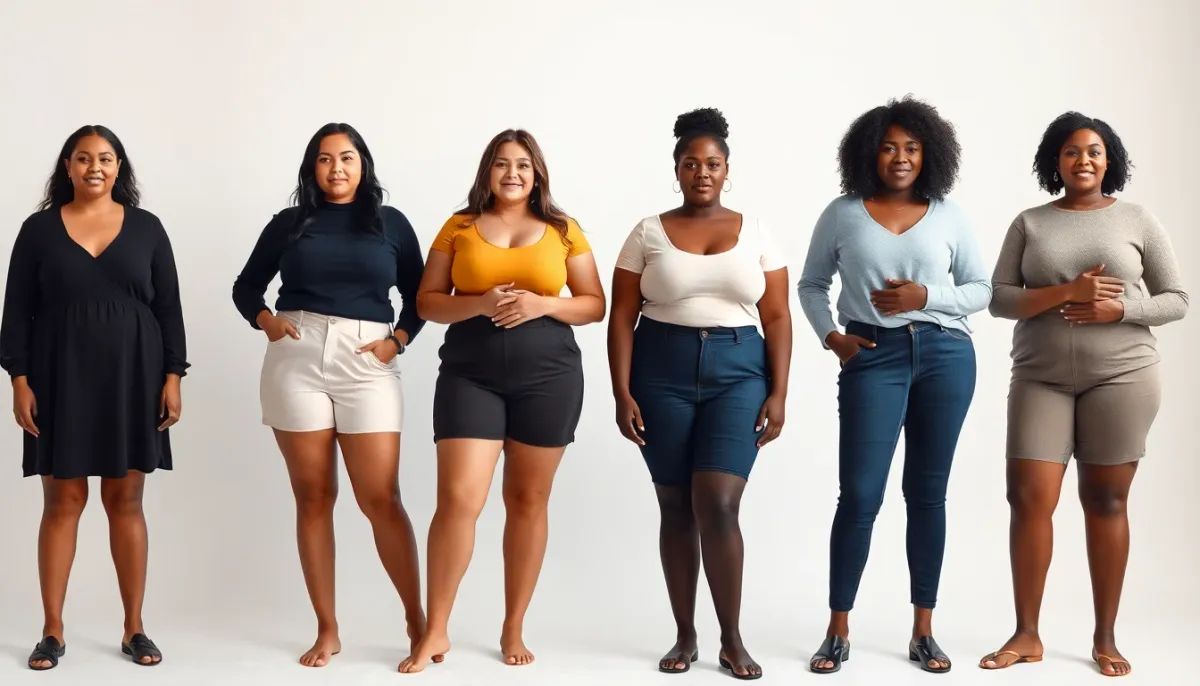 Femmes de morphologies différentes montrant la diversité des corps et des besoins individuels