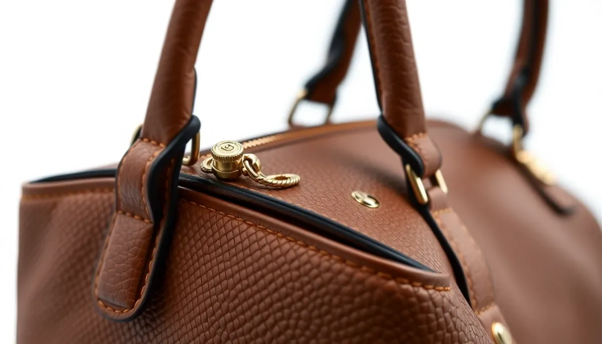 Détail des éléments de qualité et d'authenticité d'un sac de luxe investissement